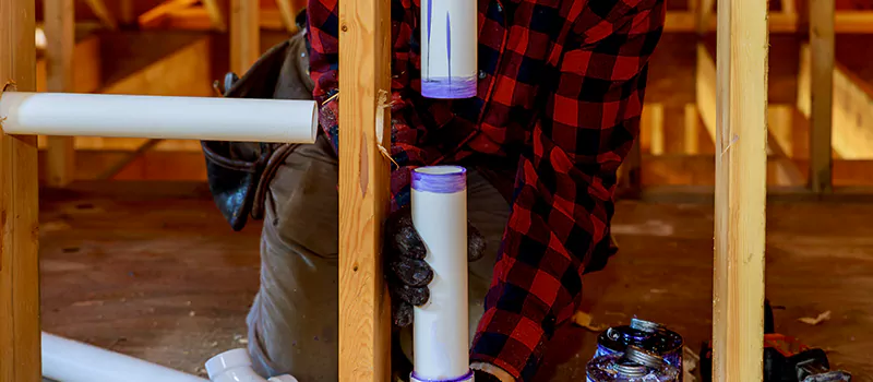 Process of Rough In Plumbing in Bolton, Ontario